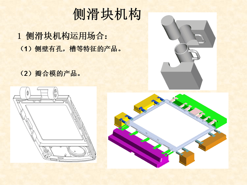 侧浇口式侧滑块两板模具设计.ppt